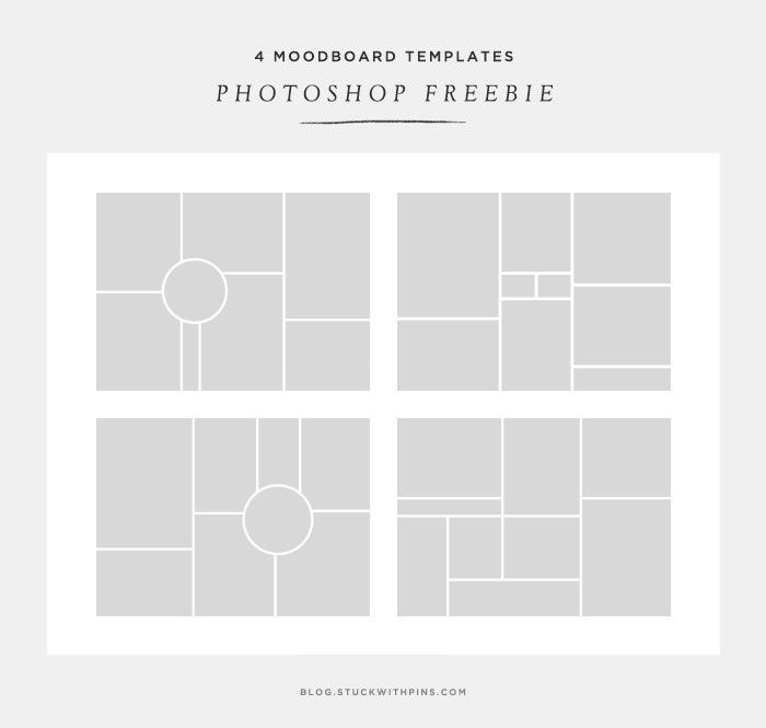 Download Mood Board Template Examples To Consider Downloading PSD Mockup Templates