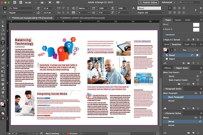 indesign-700x467 Illustrator vs InDesign: What's the difference and which is better