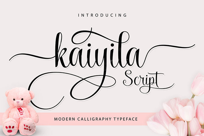 kaiyila-700x467 Cool feminine fonts to download and use in your projects