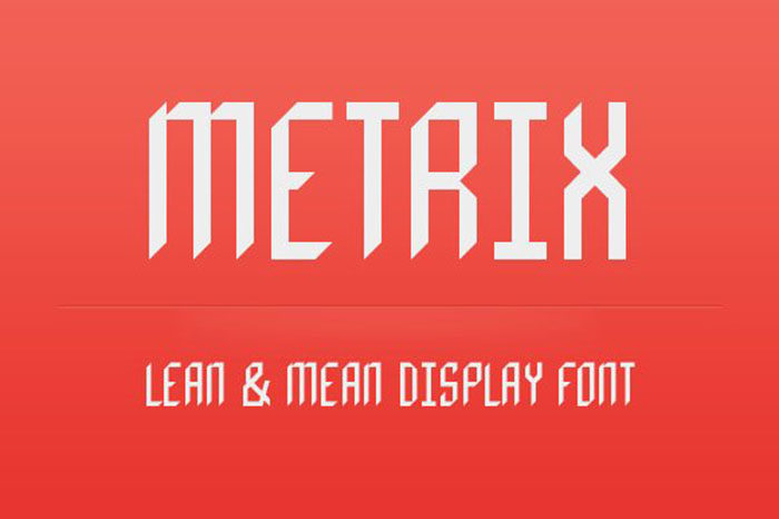 metrix-700x466 27 Cool Magazine Fonts You Should For Editorial Design