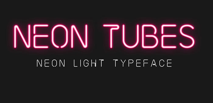 neon-tubes-700x339 Cool neon font examples you should have
