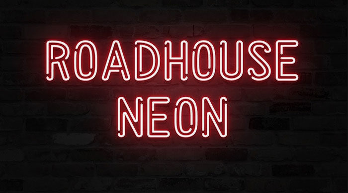 roadhouse-700x389 Cool neon font examples you should have