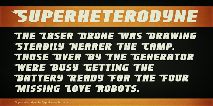 superheterodyne These are the coolest superhero fonts out there