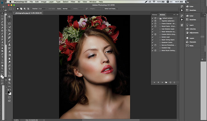 How to install Photoshop actions in a couple of minutes