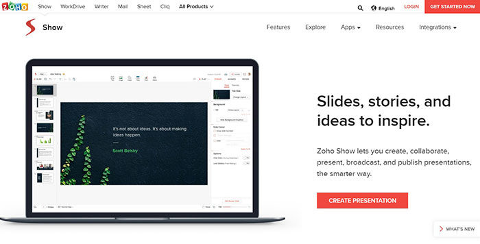 zoho-700x356 PowerPoint alternatives: What you can use for presentations