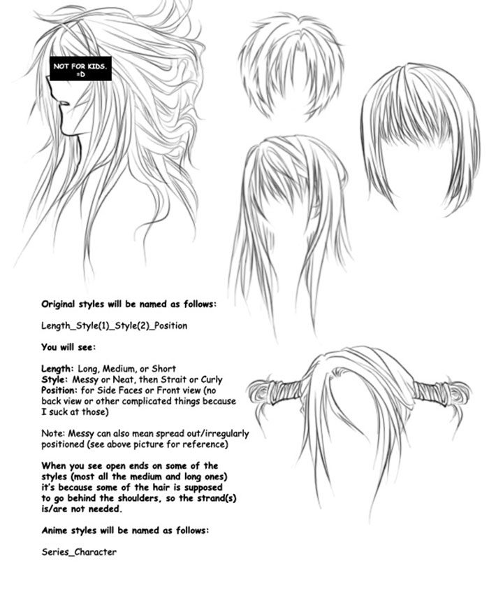 Anime-hair-brushes-700x846 Photoshop hair brushes you can download: Free and premium options