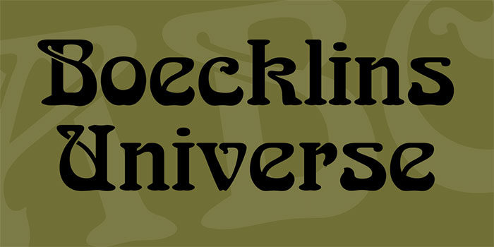 Boecklins-Universe-Font-700x350 Check out these Hippie font examples: Free and Premium