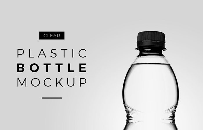Clear-Plastic-Bottle-–-Free-700x450 Download a water bottle mockup from these templates