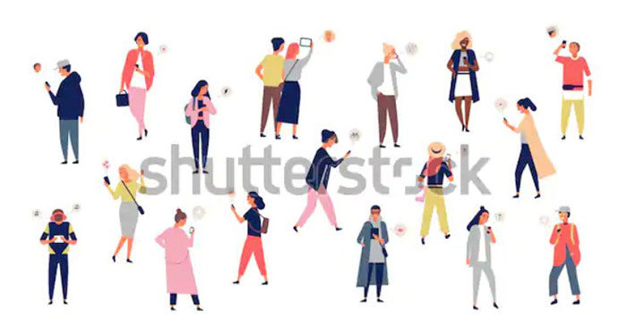Crowd-Vector-700x367 Vector people designs you should download or your projects