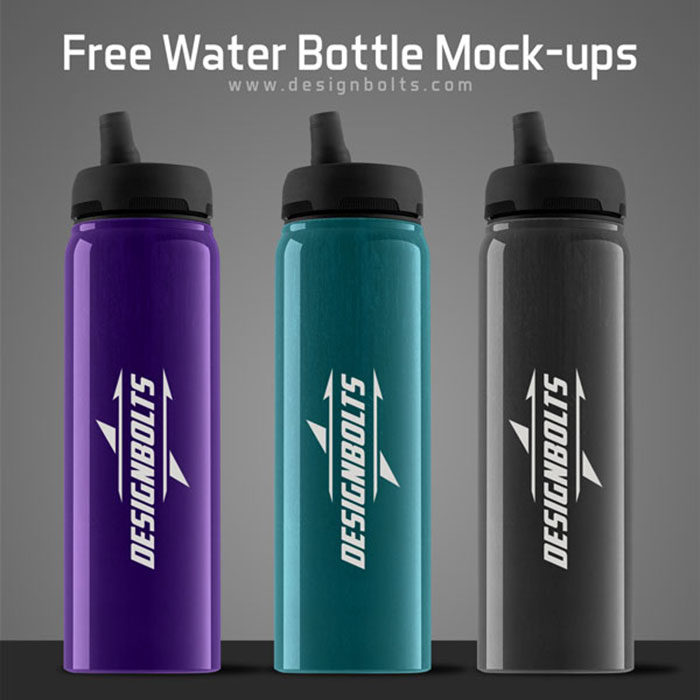 Eco-Friendly-Water-Bottle-Mock-up-700x700 Download a water bottle mockup from these templates