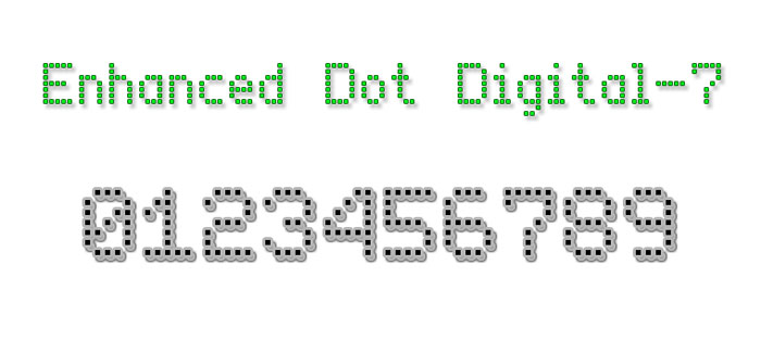 Enchanted-dot Ever thought about using a pixel font? Check out these cool ones