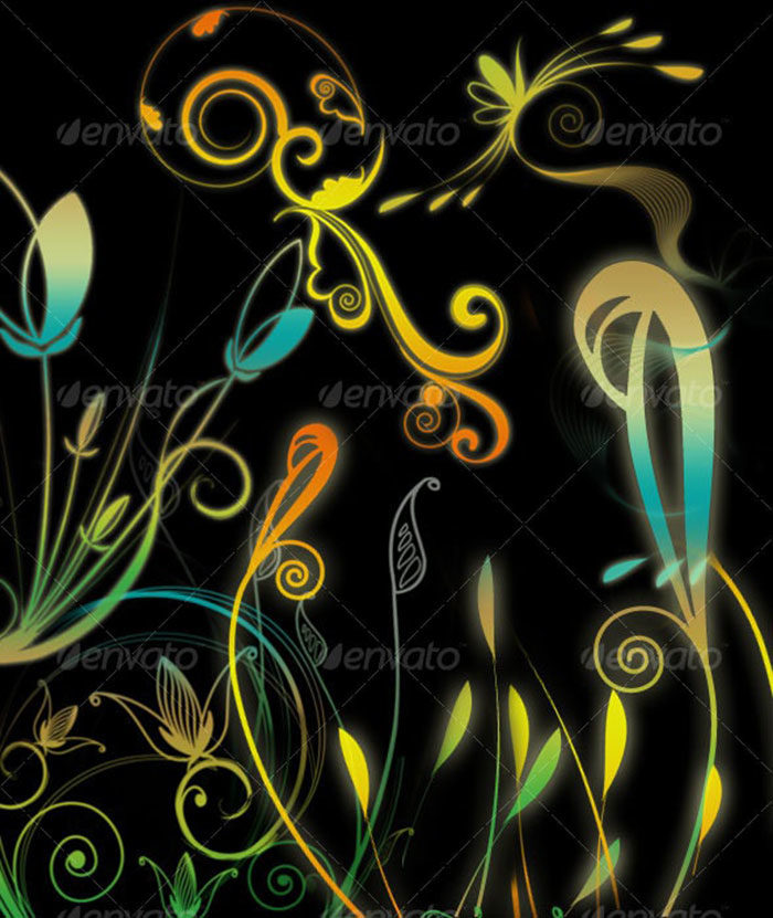 Fantasy-Floral-Vectors-1-700x831 Floral vector graphics you can download today to design with them