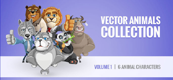 Free-Vector-Animal-Characters-Collection-700x323 Vector people designs you should download or your projects