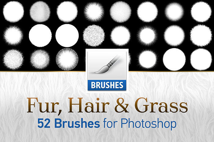 Fur-Hair-and-Grass-Brushes-700x466 Photoshop hair brushes you can download (Free and premium options)