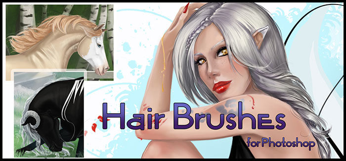 Hair-Brushes-With-all-the-necessary-measures-700x326 Photoshop hair brushes you can download: Free and premium options