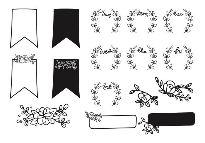 Hand-Drawn-Notebook-Doodle-Flower-Vector-Illustration-700x490 Floral vector graphics you can download today to design with them