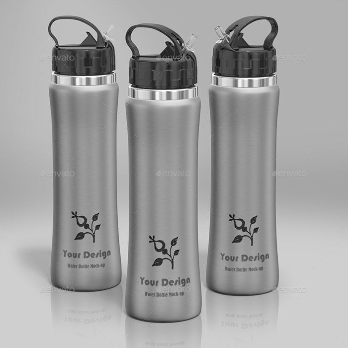 Metal-Water-Bottle-700x700 Download a water bottle mockup from these templates