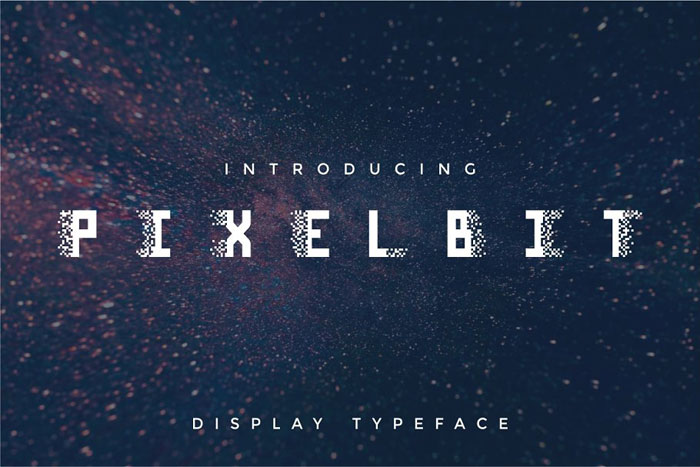 Pixel-Bit Ever thought about using a pixel font? Check out these cool ones
