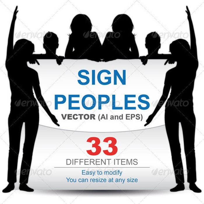 Sign-Peoples-Vector-700x700 Vector people designs you should download or your projects