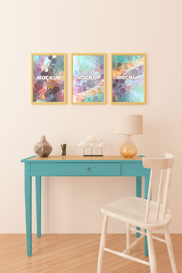 Study-table-mockup Frame mockup templates you can download today