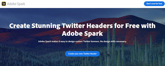 adobe-spark-700x283 Twitter header maker tools to use: The best options