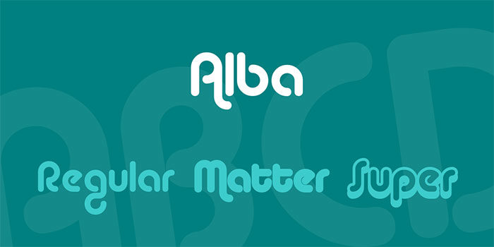 alba-700x350 Check out these Hippie font examples: Free and Premium