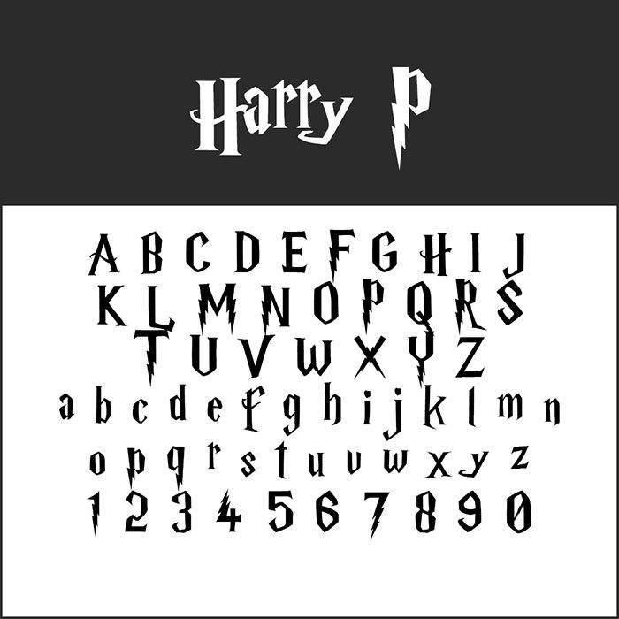 harry-p-700x700 Pick your favorite Harry Potter font out of these options