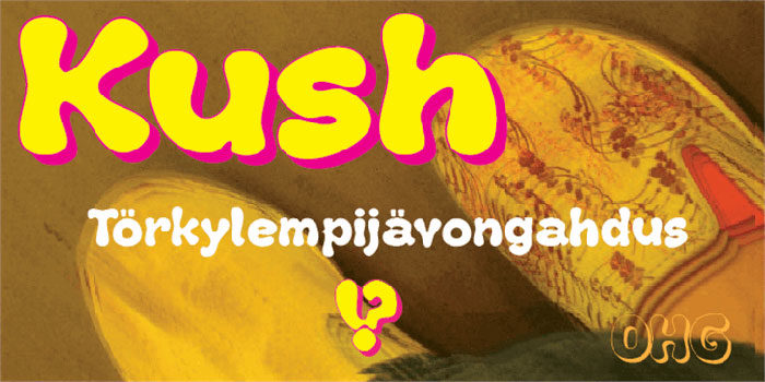 kush-700x350 Check out these Hippie font examples: Free and Premium
