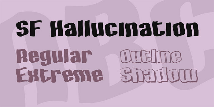 sf-hallucination-700x350 Check out these Hippie font examples: Free and Premium