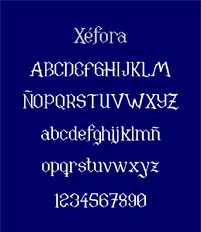 xefora-700x809 Pick your favorite Harry Potter font out of these options