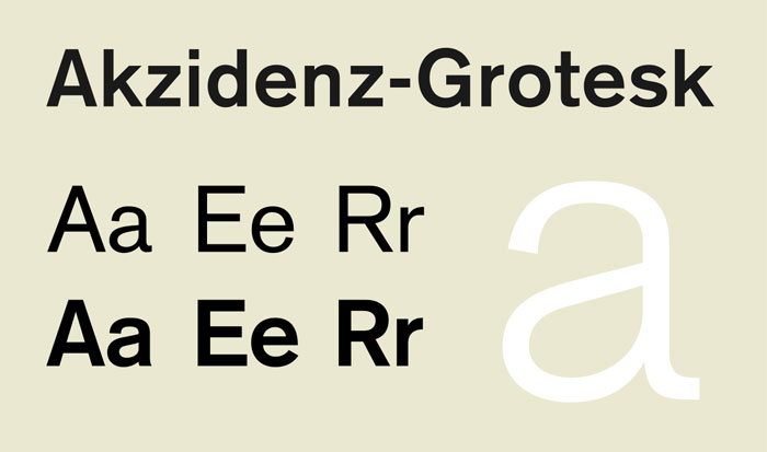 Akzidens-Grotesk The best fonts for print: Pick a few from this collection