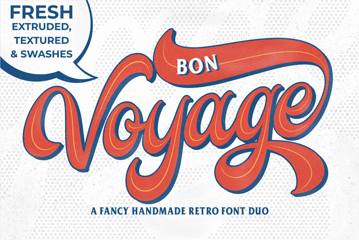 Bon-Voyage Baseball font examples that you can download for your project