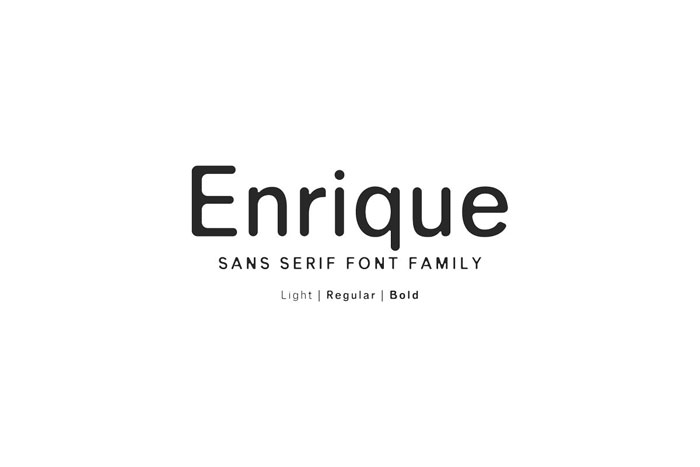 Enrique 20 Rounded Fonts To Use In Modern Designs