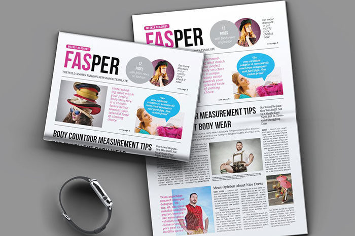 Fasper-Fashion-Newspaper-Premium-700x466 Get a newspaper mockup from this handpicked list (Free and Premium)