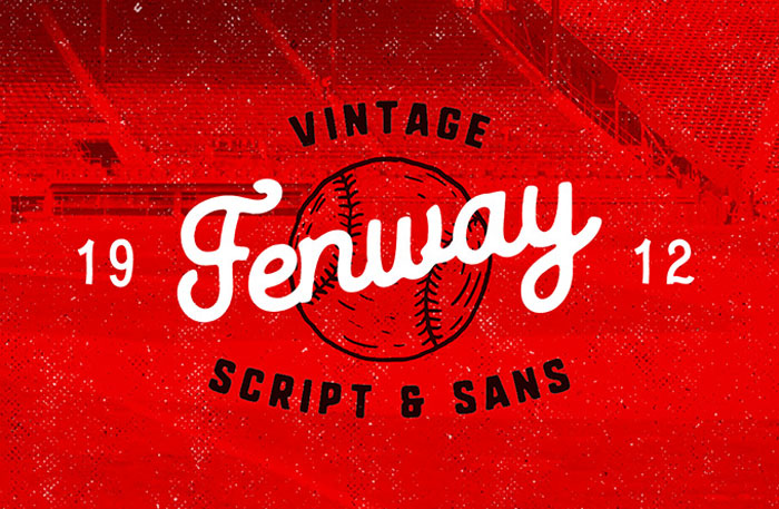 Fenway Baseball font examples that you can download for your project