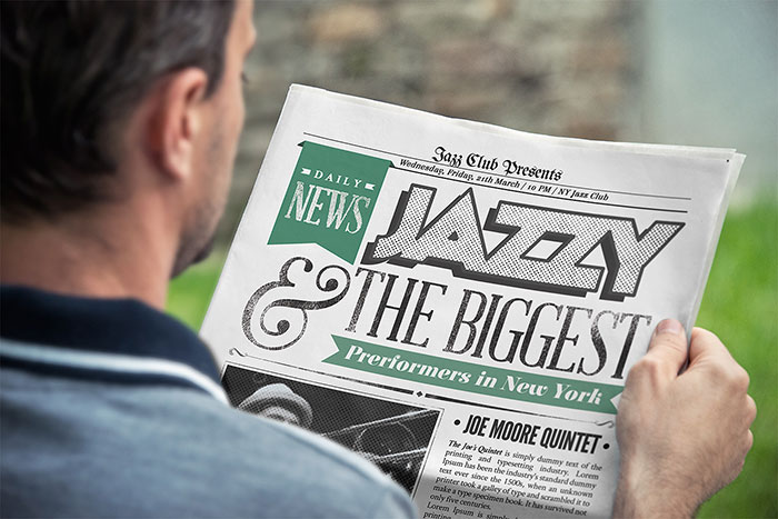 Download Get A Newspaper Mockup From This Handpicked List Free And Premium