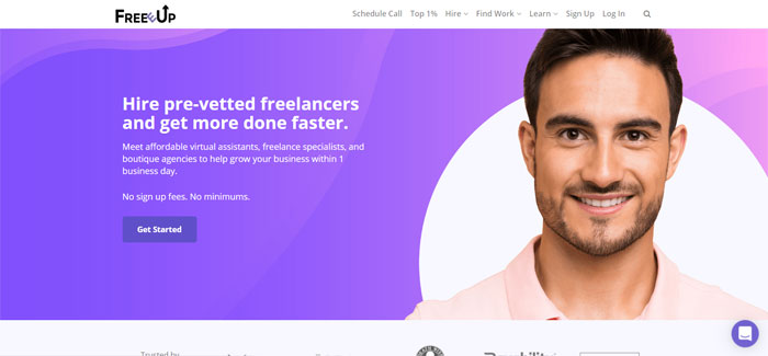 FreeUp Sites like Upwork: Alternatives where freelancers can get clients
