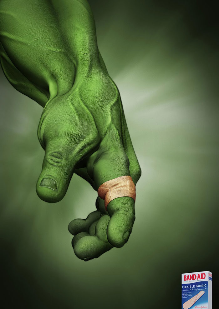 Hulk-Have-Boo-Boo-700x989 The best print ads that you will see today (55 examples)