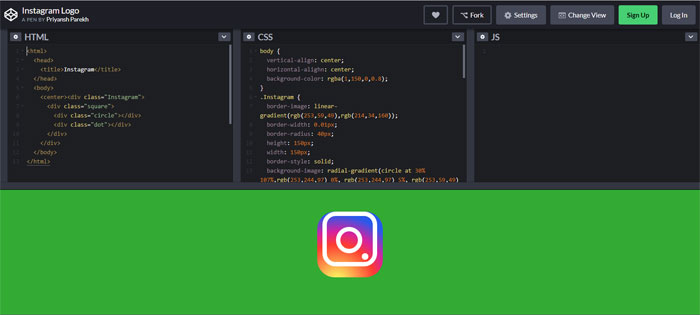 Instagram-logo Impressive CSS logo examples you should check out