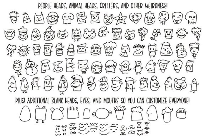 KookyHeads Download These Doodle Fonts and Use Them in Fun Designs