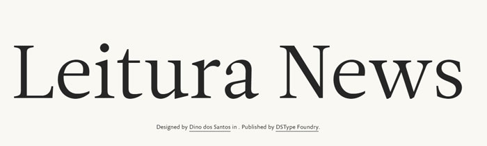 Leitura-News The best fonts for print: Pick a few from this collection