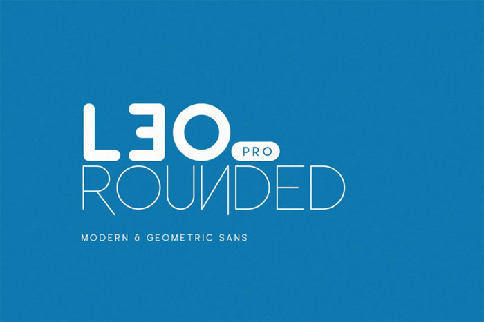 Leo Rounded fonts examples to use in modern designs