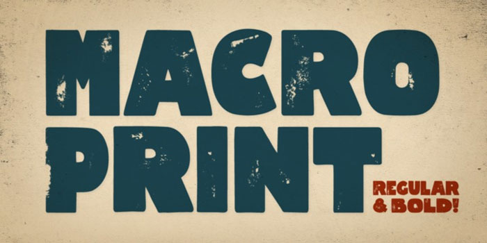 Macro-Print The best fonts for print: Pick a few from this collection