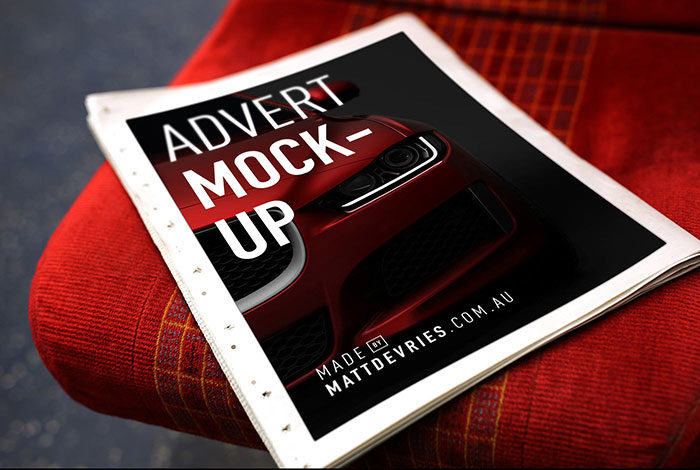 Newspaper-Advertising-Free-PSD-Mockup-700x470 Get a newspaper mockup from this handpicked list (Free and Premium)