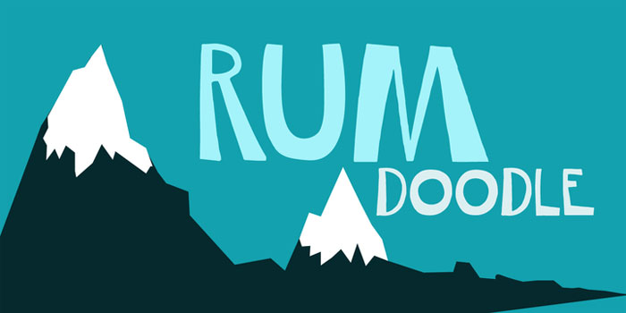 Rum-Doodle 25 Doodle Fonts To Use in Fun Designs
