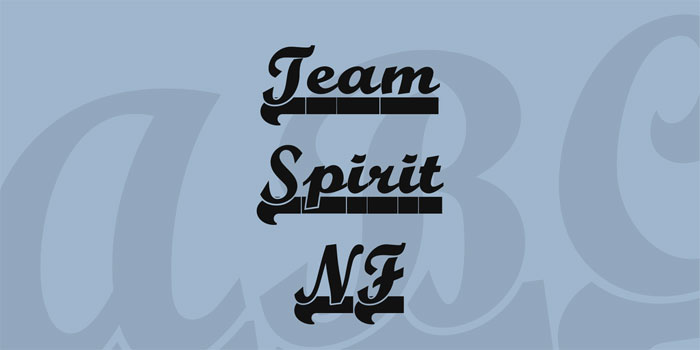 Team-Spirit Baseball font examples that you can download for your project