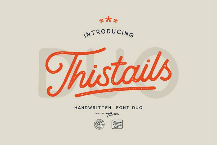 Thistails Baseball font examples that you can download for your project