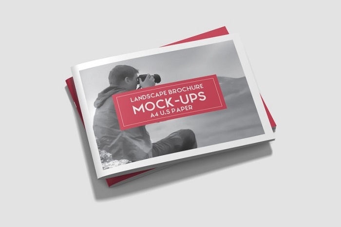 p15 Great brochure mockup examples you could download right now