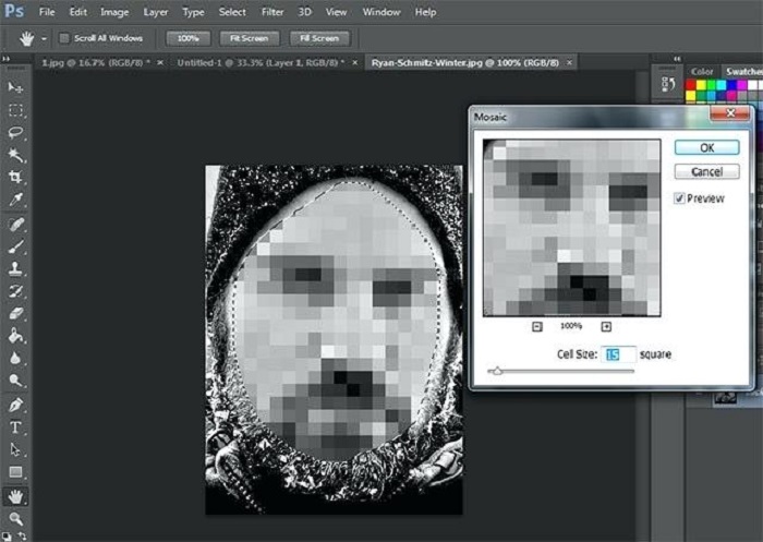 p5-2 How to pixelate an image (Tutorials for various apps)