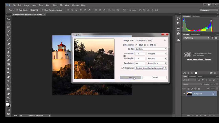 photoshop-700x394 How to resize an image without losing quality: Photoshop, GIMP, IrfanView